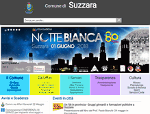 Tablet Screenshot of comune.suzzara.mn.it